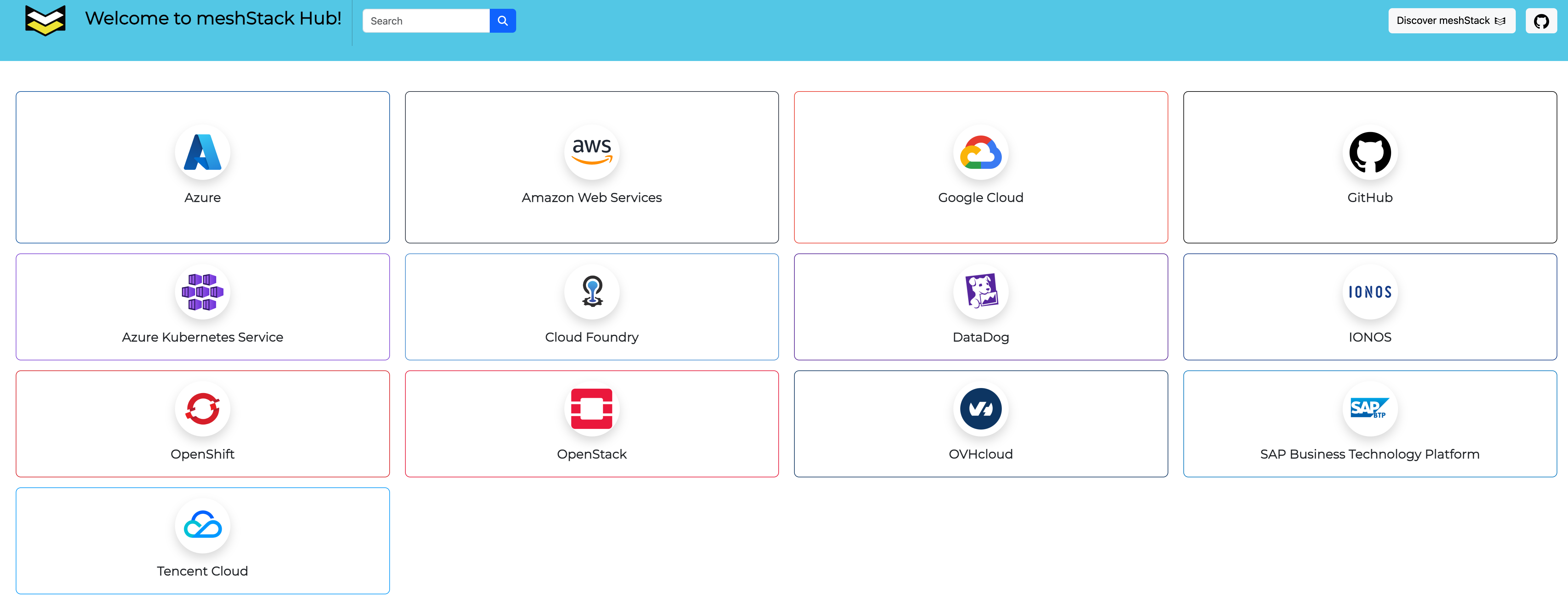 meshStack Hub Concept Diagram