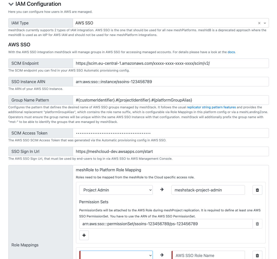 AWS SSO Configuration